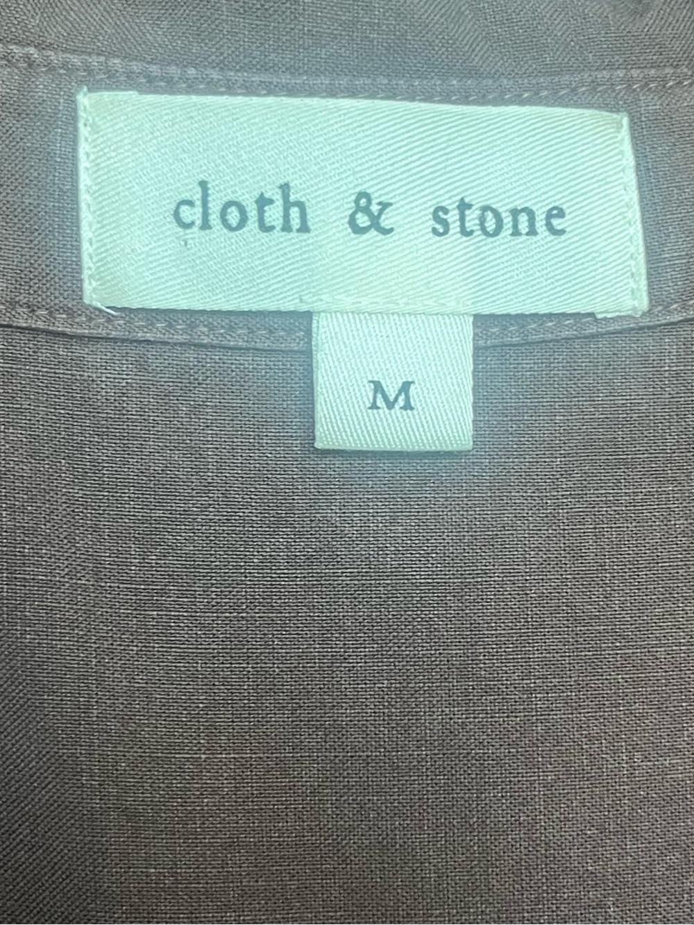 cloth & stone Brown Button-Front Maxi Shirt Dress - Picture 4 of 6